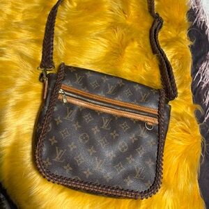 Authentic LV Crossbody with braided strap